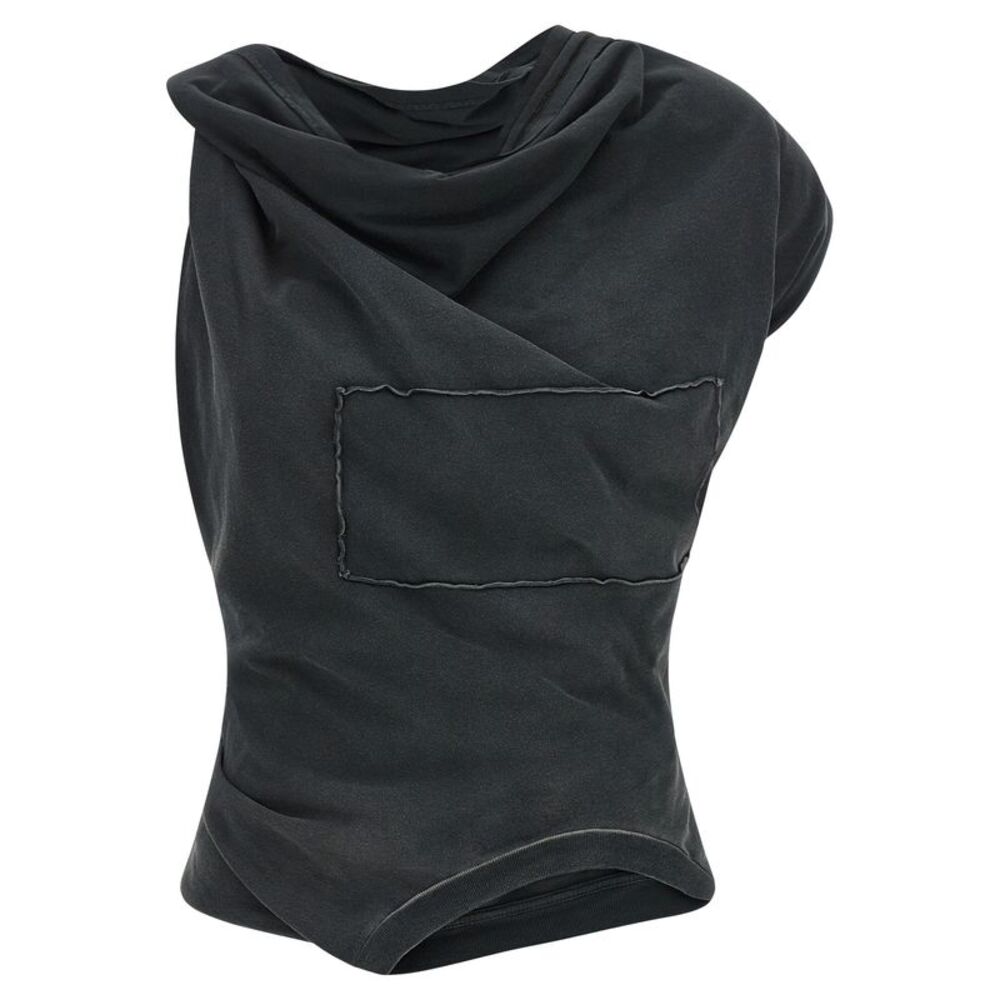 Maison Margiela Gray Cotton Women's Blouse